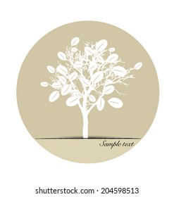 Abstract tree. Vector Illustration.