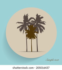 Abstract tree. Vector Illustration.