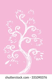 Abstract tree. Vector illustration
