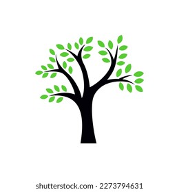 abstract tree vector logo template
