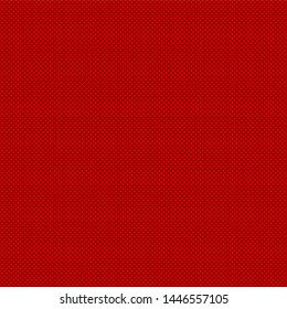 Abstract trefoil pattern on red background