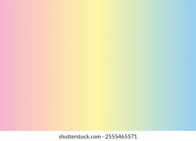 Abstract trend gradient pastel color blur background. Gradient blue yellow pink background. EPS Vector illustration