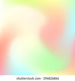 Abstract trend gradient pastel color blur background for design concepts, web, presentations, banners and prints. Vector illustration.