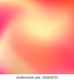 Abstract trend gradient pastel color, orange, red and yellow blur gradient background for deign concepts, wallpapers, web, presentations and prints. Vector illustration.