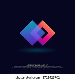 Abstract Trend Logo Creative Template Sign Vector