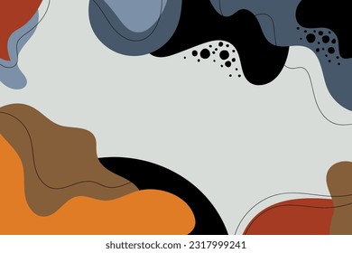 Abstract trendy artistic background template