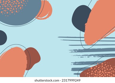 Abstract trendy artistic background template