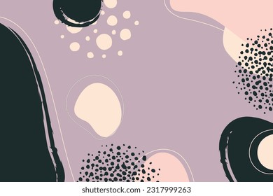 Abstract trendy artistic background template