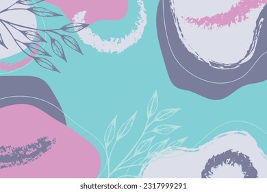 Plantilla de fondo artístico de moda abstracta