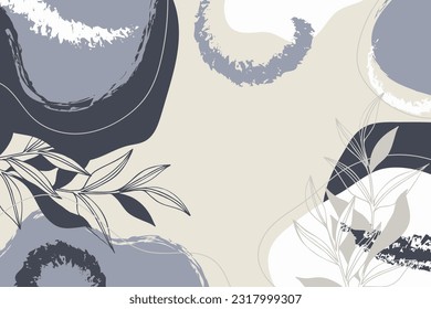 Plantilla de fondo artístico de moda abstracta