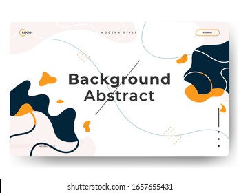 Abstract trendy background for landing pages, can be used for web development