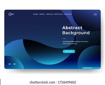 Abstract trendy background for landing pages, can be used for web development