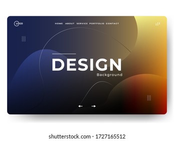 Abstract trendy background for landing pages, can be used for web development