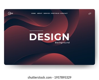 Abstract trendy background for landing pages, can be used for web development