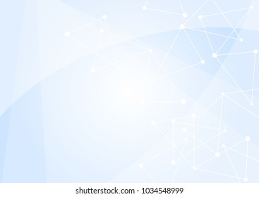 Abstract trendy background with smooth lines and triangles shapes. 