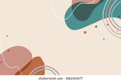 Abstrakte, trendige Hintergrundvorlage. Kann für Grußkarte, Banner, Print-Design, Broschüre, Poster, soziale Medien. Vorlage für Ihr Design.