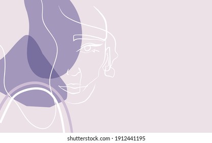 Abstract trendy background template. Can use for greeting card, banner, print design, brochure, poster, flyer. Template for your design.