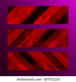 Abstract trendy  banner with geometric shape. Colorful background. Vector illustration. Eps 10