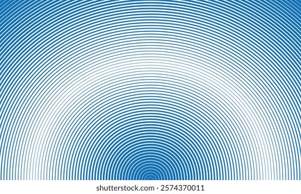 abstract trendy big to small blue circle line pattern perfect for background.