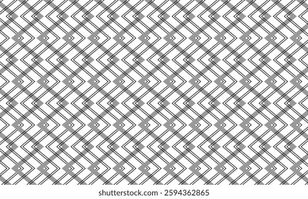 abstract trendy black grey zigzag line pattern art perfect for background.