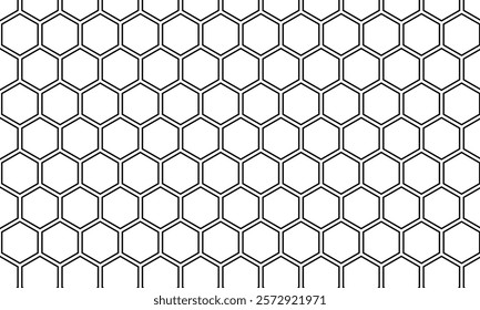 abstract trendy black outline polygon pattern perfect for background.