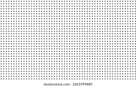 abstract trendy black polka dot grid pattern perfect for background.