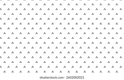 abstract trendy black three dot pattern perfect for background.