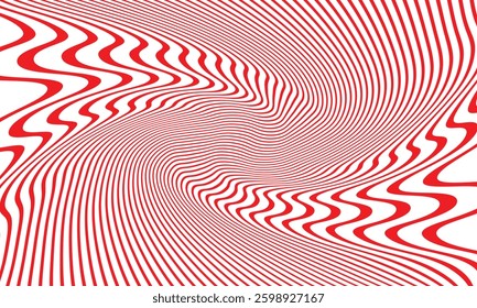 abstract trendy black twist wave line pattern art perfect for background.