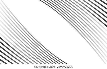 abstract trendy black white gradient edgy opposite line art perfect for background.