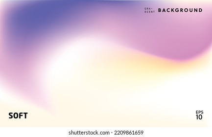 Abstract trendy in blending gradient color for background. Smooth minimalist color texture for poster template, cover, presentation, web and creative print.
