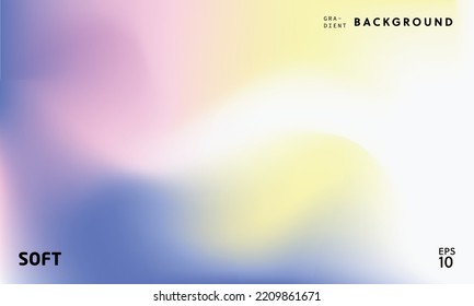 Abstract trendy in blending gradient color for background. Smooth minimalist color texture for poster template, cover, presentation, web and creative print.