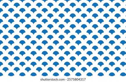 abstract trendy blue fish scale pattern perfect for background.