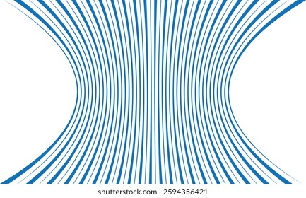 abstract trendy blue thin and thick squeeze line pattern perfect for background.