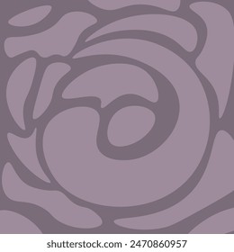 Abstract Trendy Boho Retro Style Gray Pink Swirl Wallpaper Background Vector Design