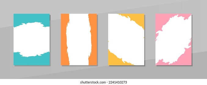 Resumen de textura de pincel de moda plantillas de fondo artístico universal. Es bueno para la cubierta, la invitación, el banner, el cartel, el folleto, el afiche, la tarjeta, el ui, el volante y otros.