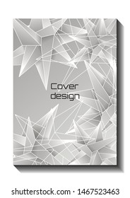 Abstract trendy bubble style covers design. Greyscale gradients background modern template design for web. Cool gradients. Future geometric pattern. Eps10