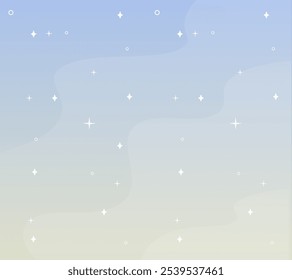 Abstract Trendy Celestial Light Purple Orange Wallpaper Background Vector Design