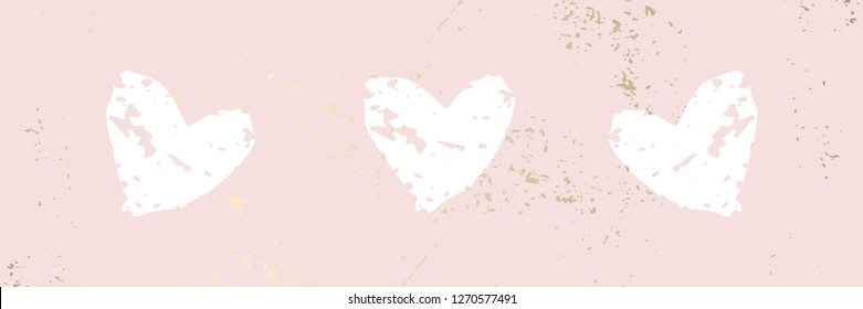 Abstract Trendy Chic Happy Valentine's Day Background. Romantic illustration for postcards, greeting cards, wedding invitations, anniversary, social media, banners, poster, party, save the date, blog