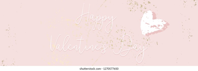 Abstract Trendy Chic Happy Valentine's Day Background. Romantic illustration for postcards, greeting cards, wedding invitations, anniversary, social media, banners, poster, party, save the date, blog