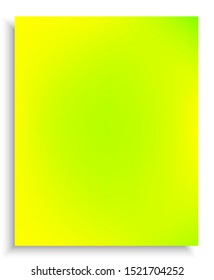 Abstract trendy color background. Magic backdrop with smooth and soft shadow. Vector illustration art. Yellow trendy and easy editable colored banner template.