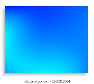 Abstract trendy color background. Magic backdrop with smooth and soft shadow. Vector illustration space. Blue trendy and easy editable colored banner template.