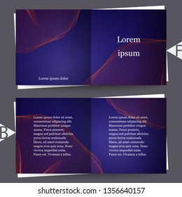 Abstract trendy colors background with blur gradient elements. Brochure template. Eps10 Vector illustration