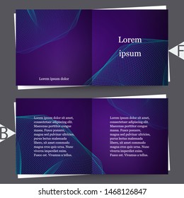 Abstract trendy colors background with blur gradient elements. Brochure template. Eps10 Vector illustration