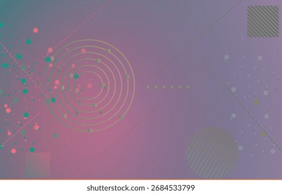 Elementos geométricos de cores da moda abstratas, formas e design de fundo de círculos minimalistas para página da web, banner, arte, banner, cartaz.