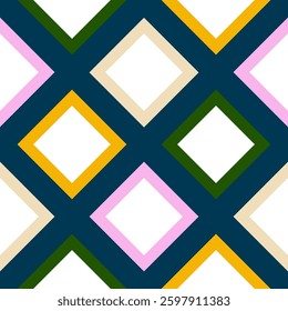 Abstract trendy colourful pattern design.