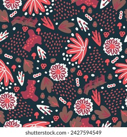 Abstract trendy creative universal seamless pattern, magazine collage style, Hand drawn hatchings design, sketch, manual art, neutral palette. Vector illustration.