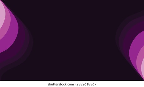 Resumen de moda creativa línea ondulada de fondo morado oscuro para que tu proyecto sea más creativo y elegante.