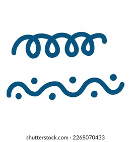 Abstract trendy doodle art. Set of hand drawn plant, curve, shape, object, blob. Design element. Flat vector cartoon illustration isolated on white background.