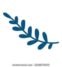 Abstract trendy doodle art. Set of hand drawn plant, curve, shape, object, blob. Design element. Flat vector cartoon illustration isolated on white background.