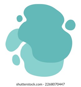 Abstract trendy doodle art. Set of hand drawn plant, curve, shape, object, blob. Design element. Flat vector cartoon illustration isolated on white background.